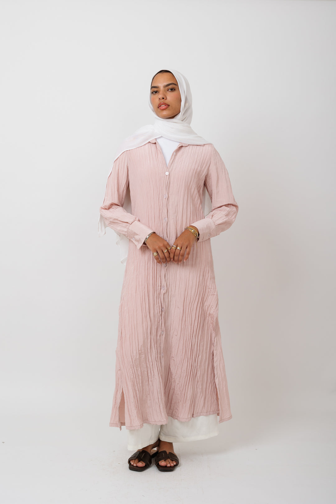Everyday Long Chemise in rose