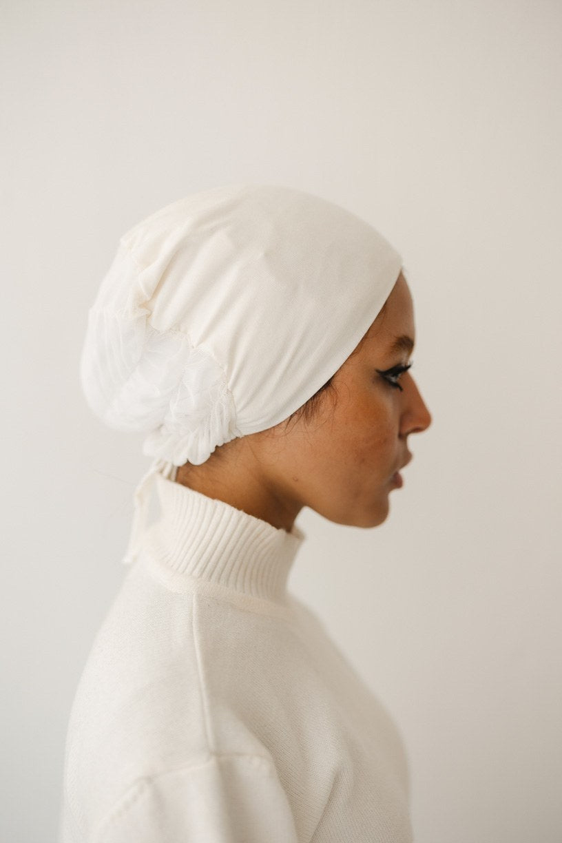 野田樹潤　JUJU 公式グッズ　キャップ　オフホワイト Offwhite Tulle innercap – Jude