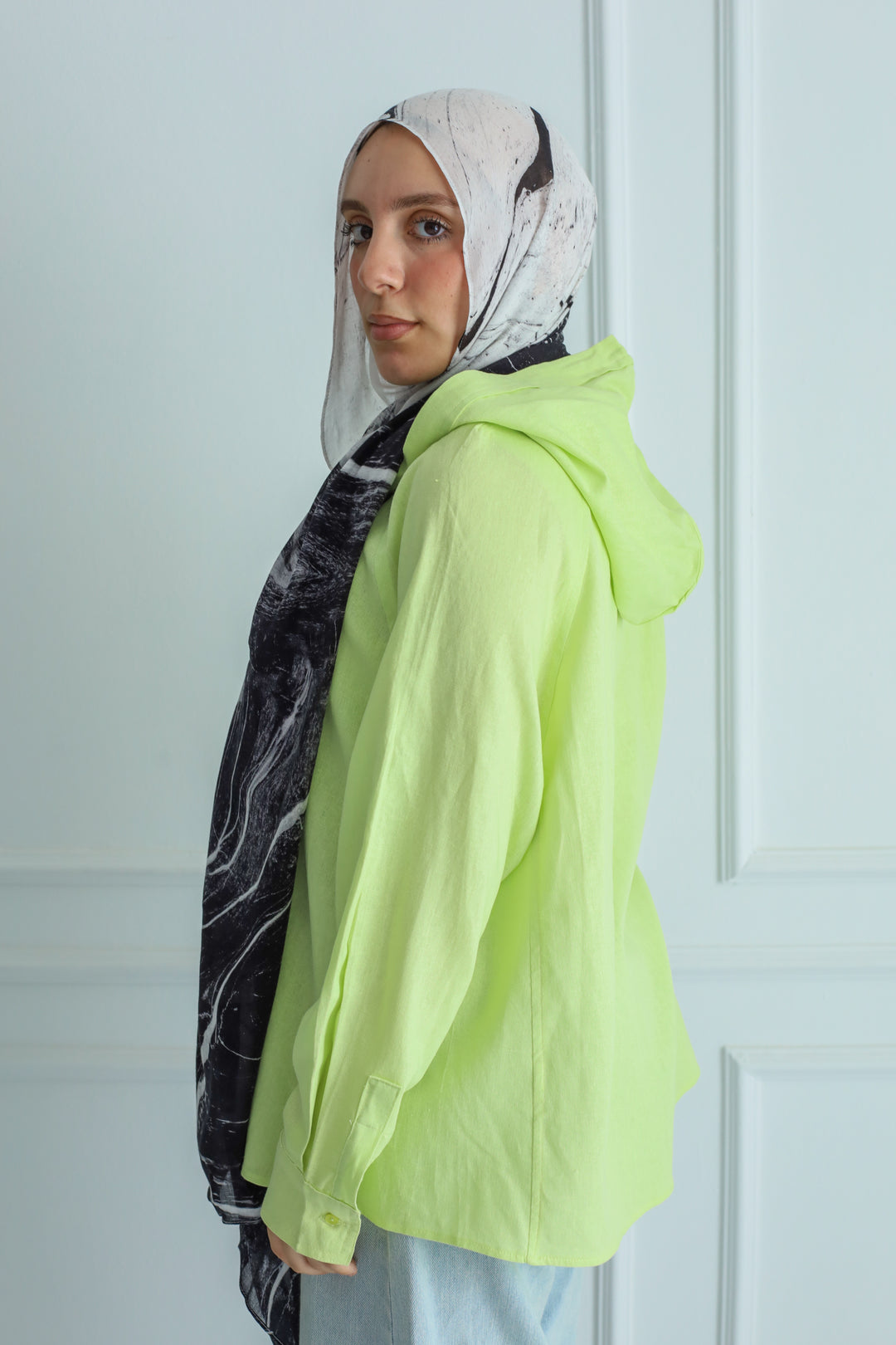 Nala chemise in Lime