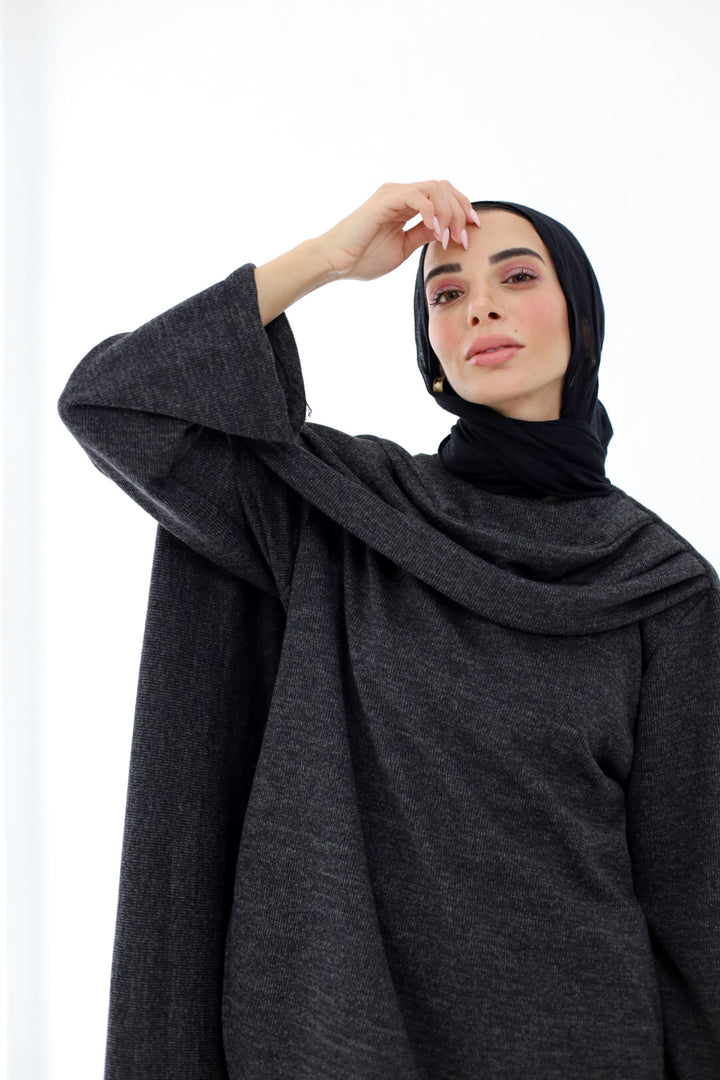 Celia Cape Sweater in Black