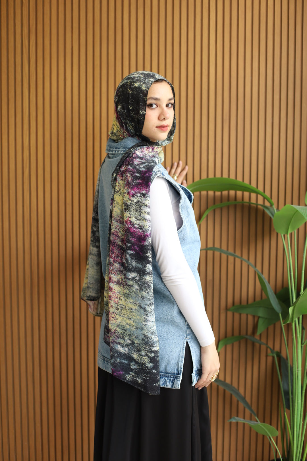 Urban denim vest