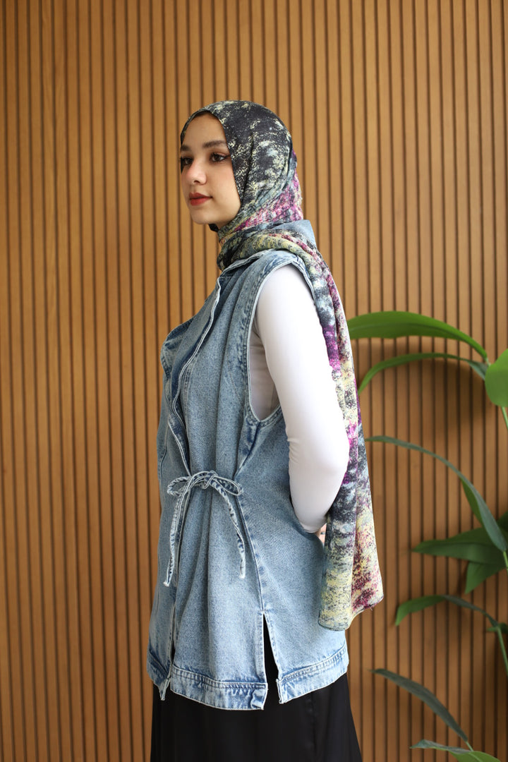 Urban denim vest