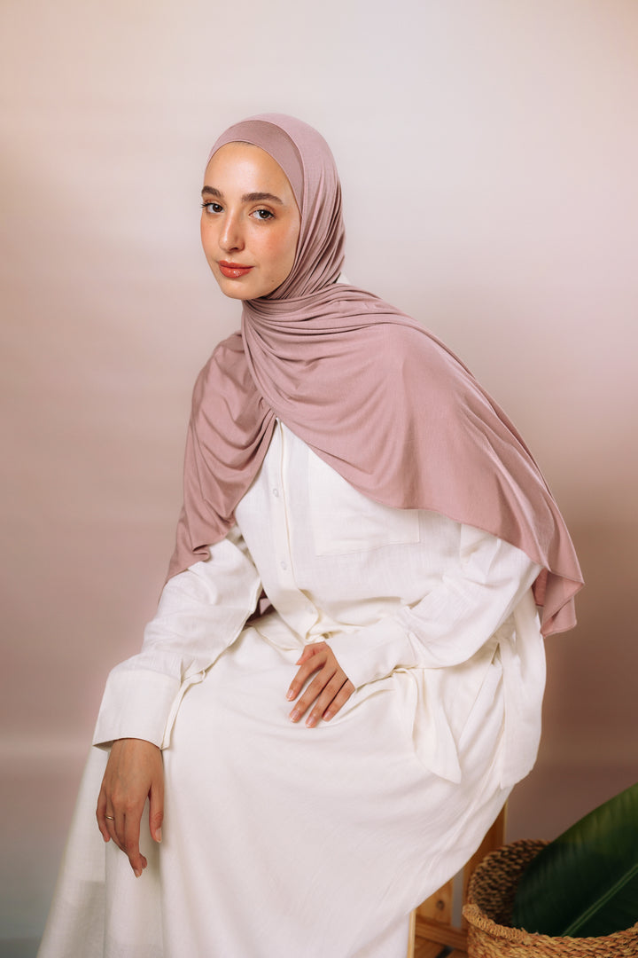 Dusty Rose Jersey Set