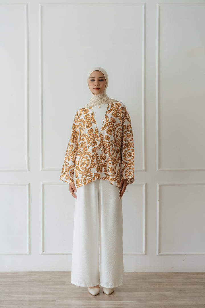 Melina Kimono In Mustard