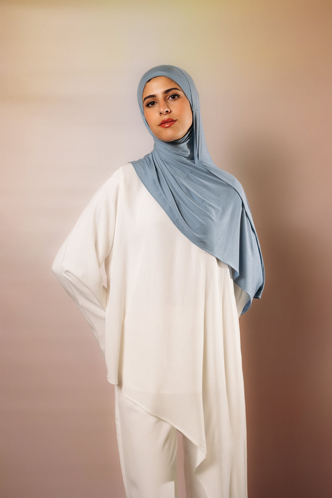 Denim Blue Jersey Set