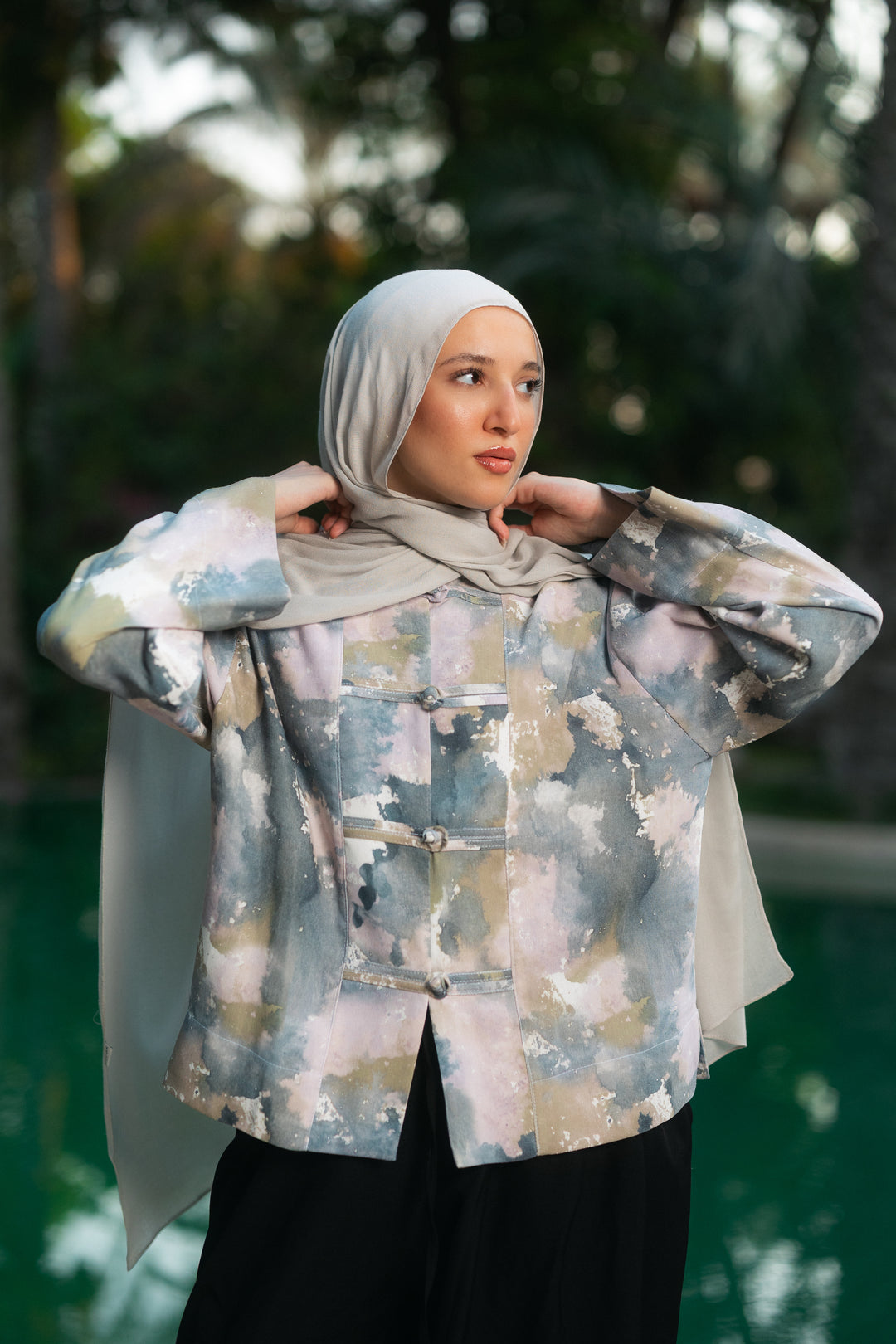 Mandrine Top In Lotus Dusk
