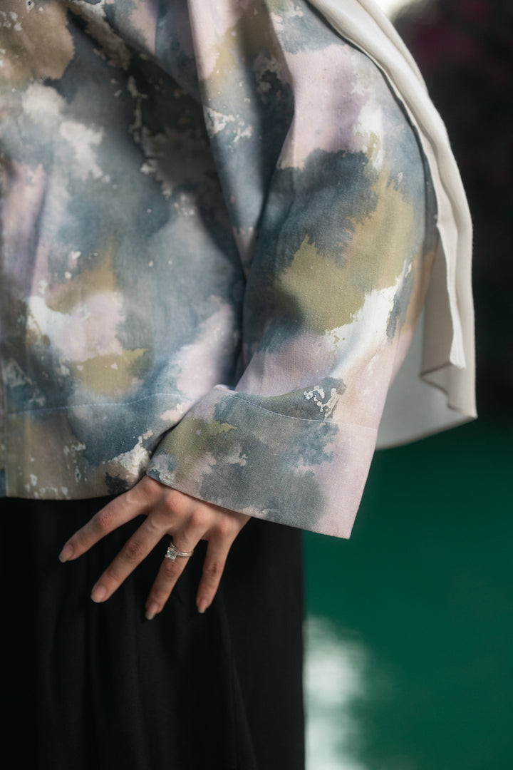 Mandrine Top In Lotus Dusk