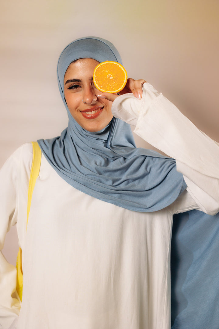 Denim Blue Jersey Set