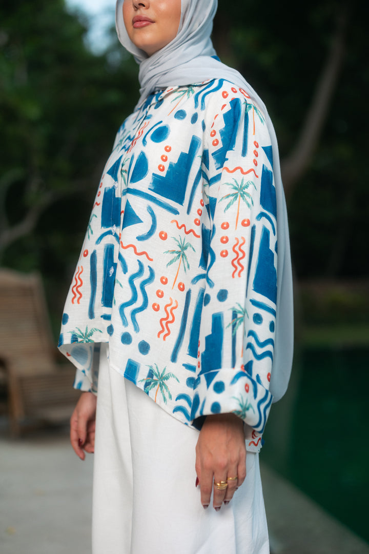 All Day Shirt in Coastal