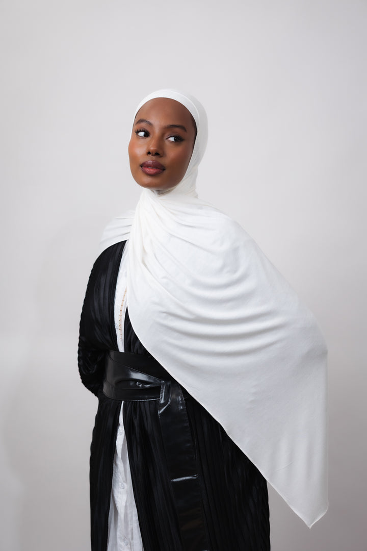 Off White Jersey Set