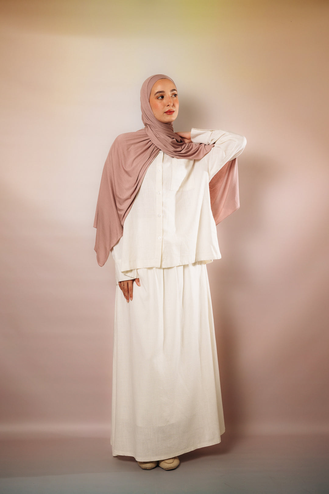 Dusty Rose Jersey Set
