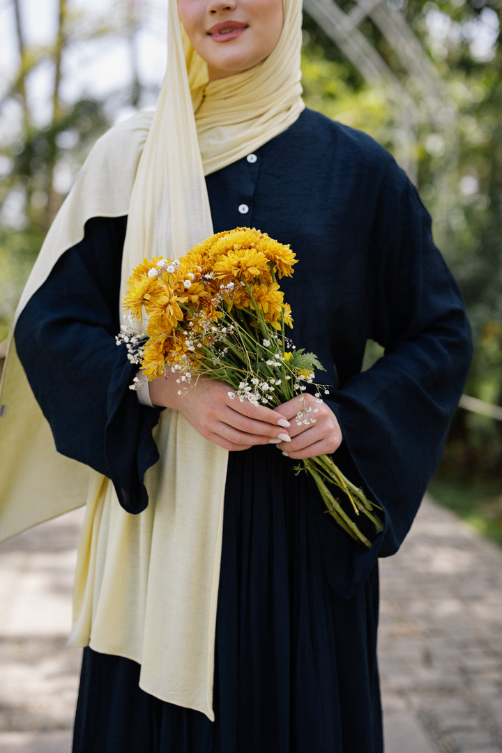 Pastel Yellow Jersey Set
