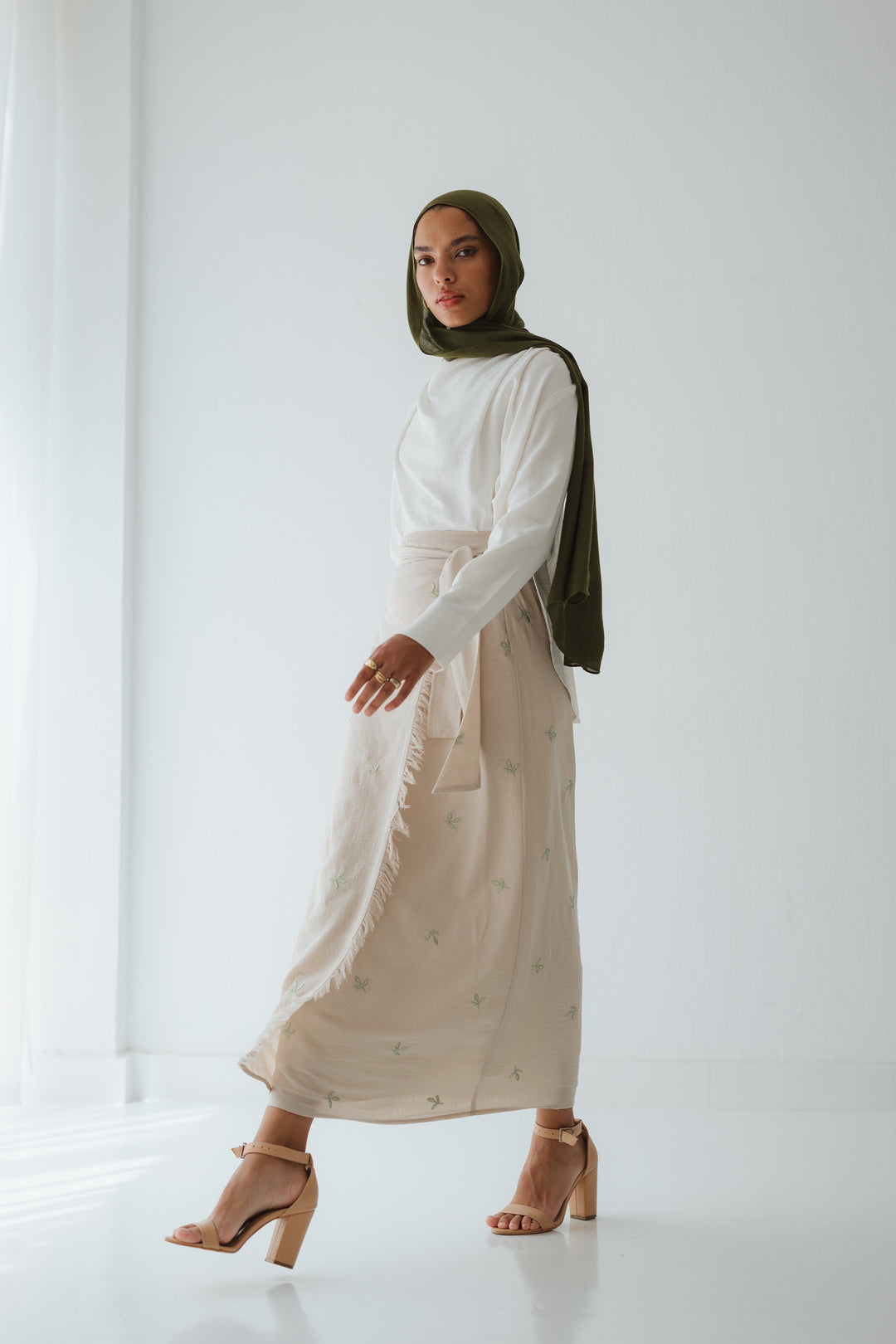 Hayat Embroidered Skirt