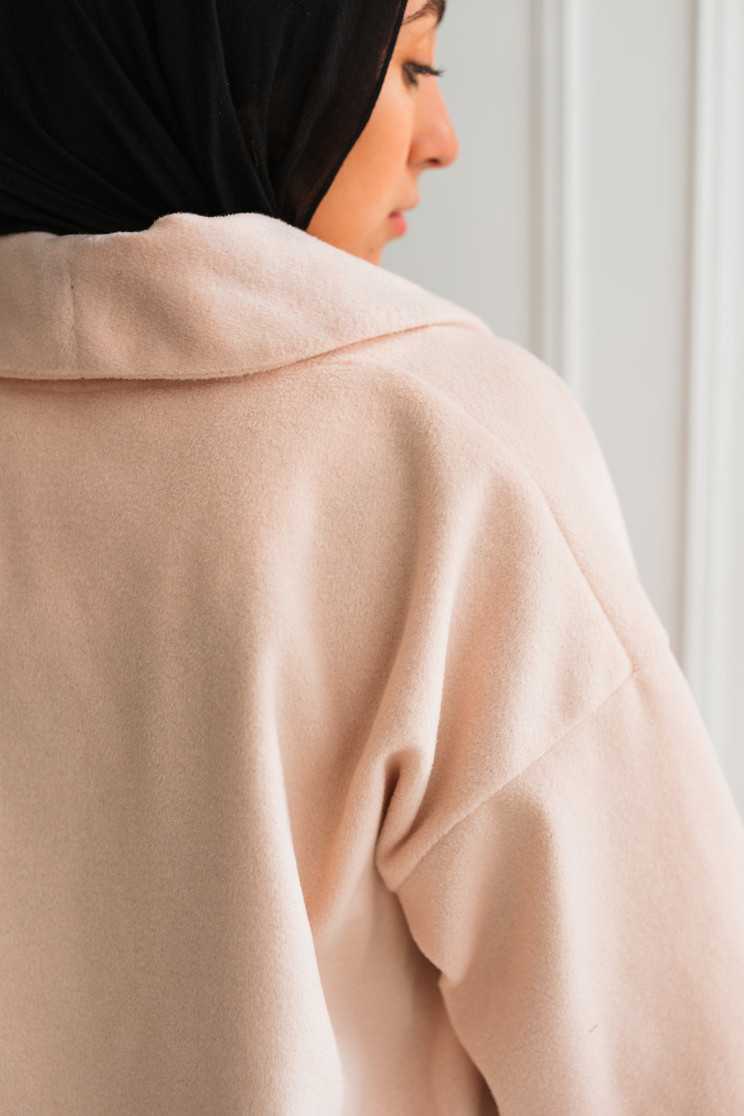 Cloud Oversized Coat in Pink