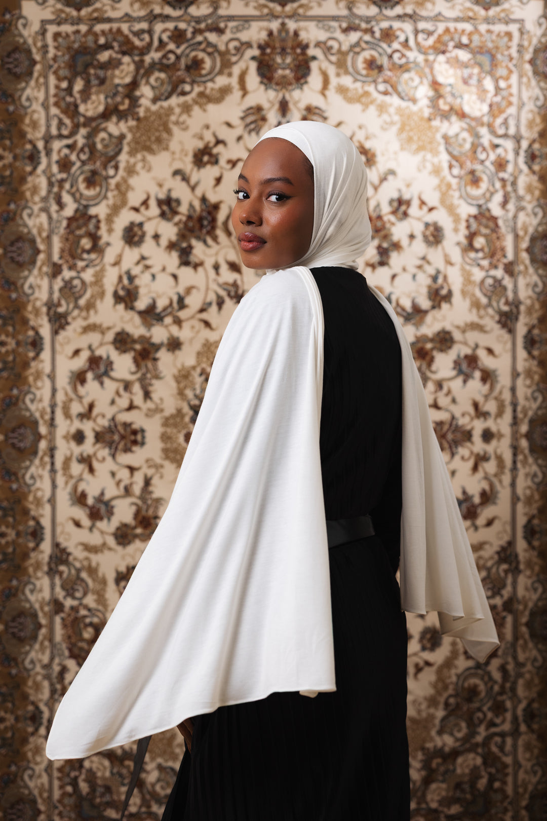 Off White Jersey Set