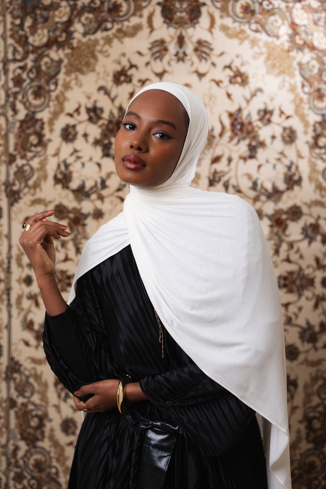 Off White Jersey Set