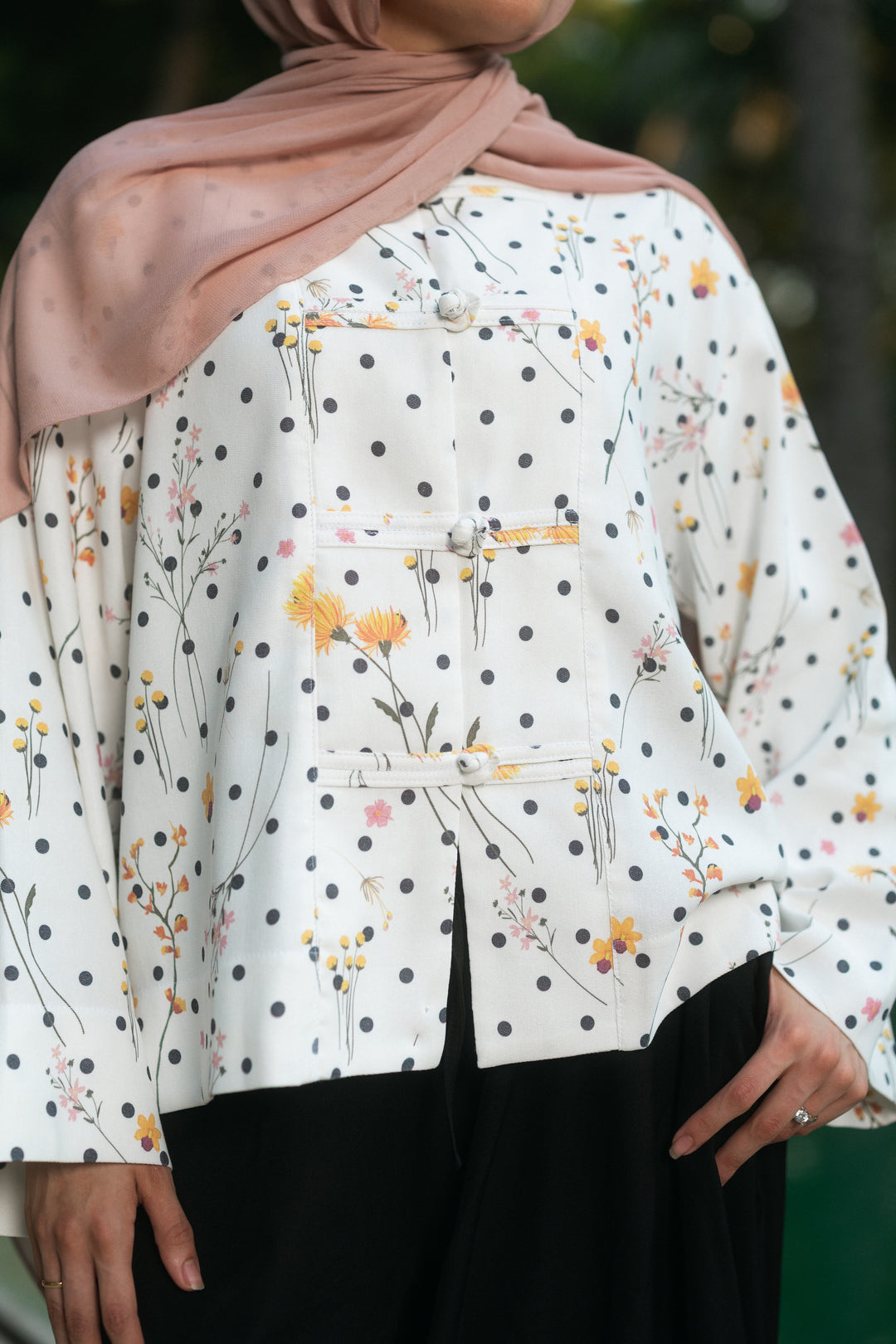 Mandrine Top In Polka Spring