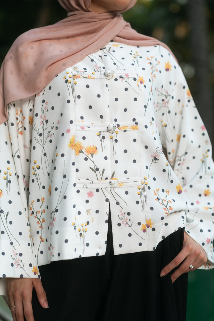 Mandrine Top In Polka Spring