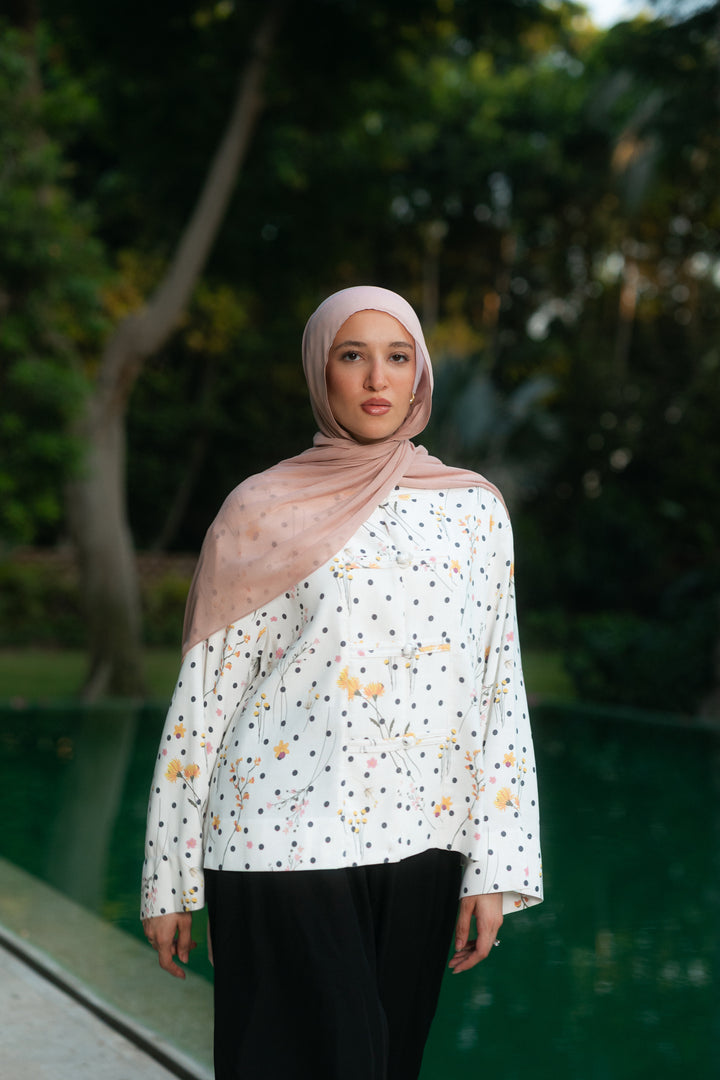 Mandrine Top In Polka Spring