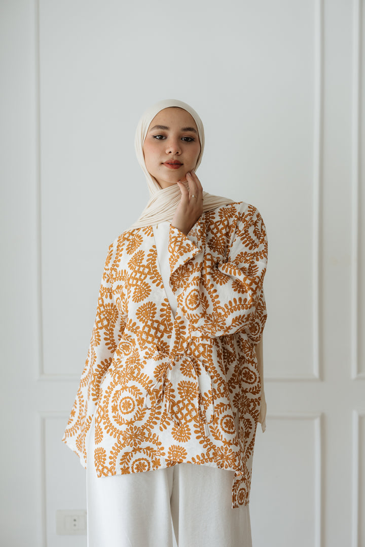 Melina Kimono In Mustard