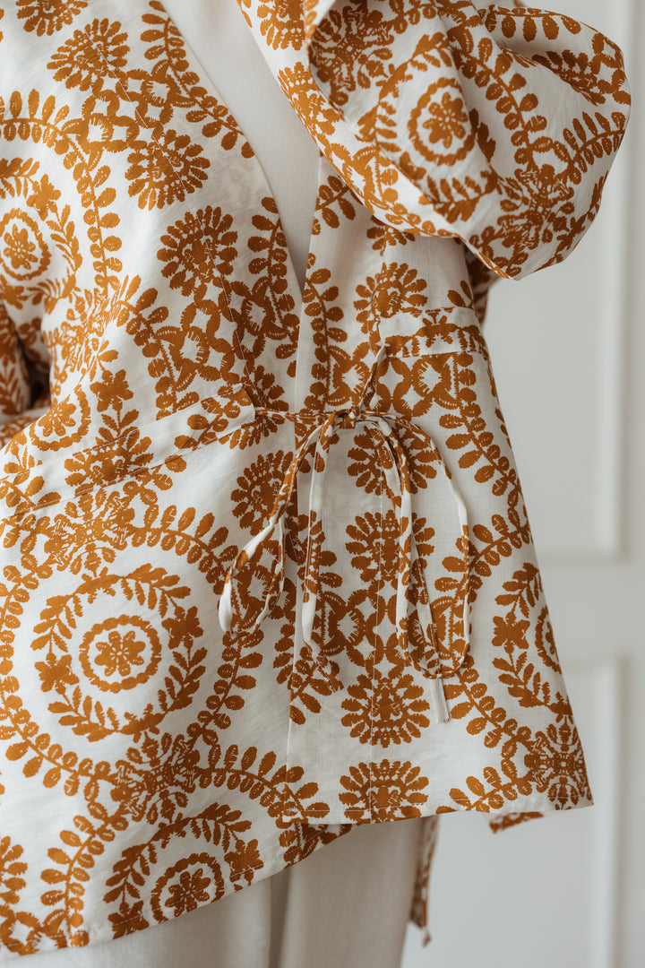 Melina Kimono In Mustard