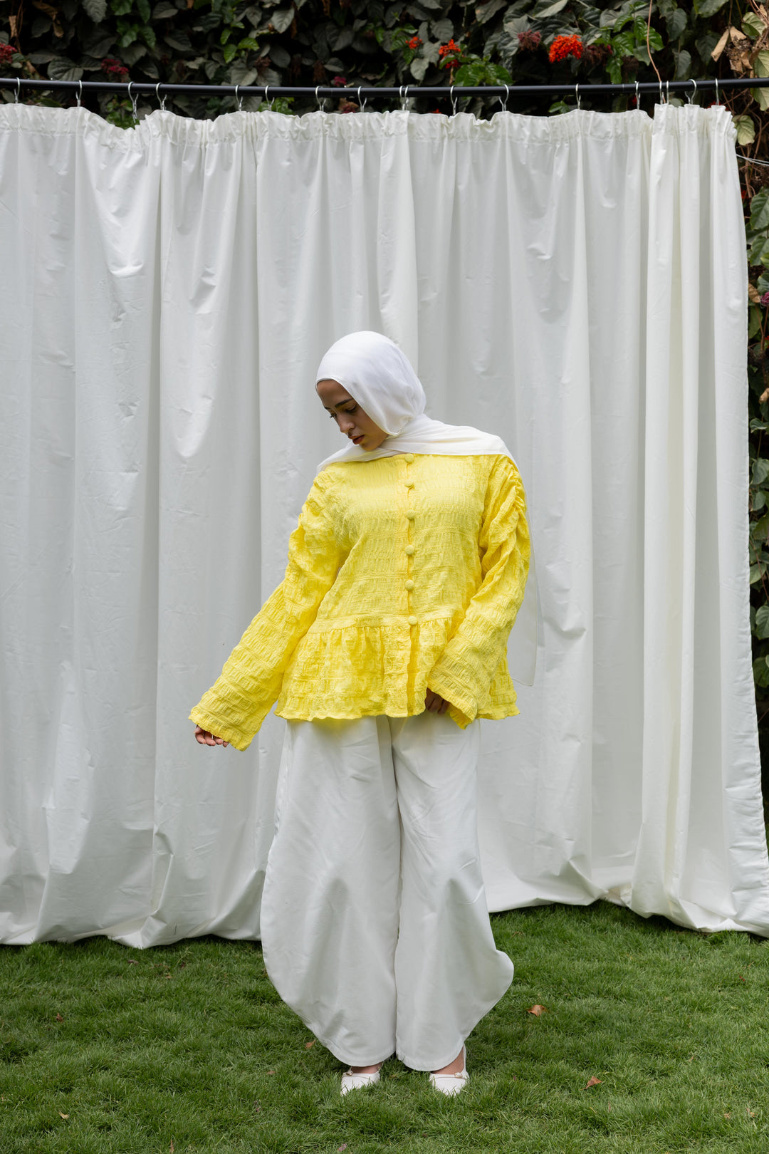 Bloom Top in Yellow