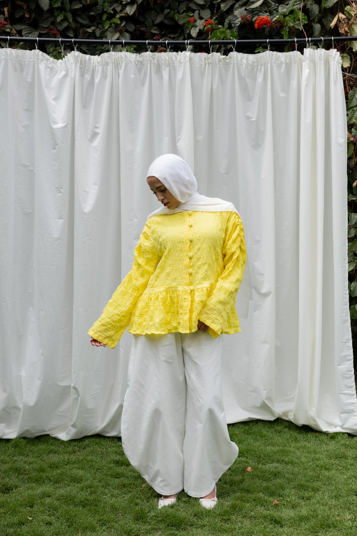 Bloom Top in Yellow