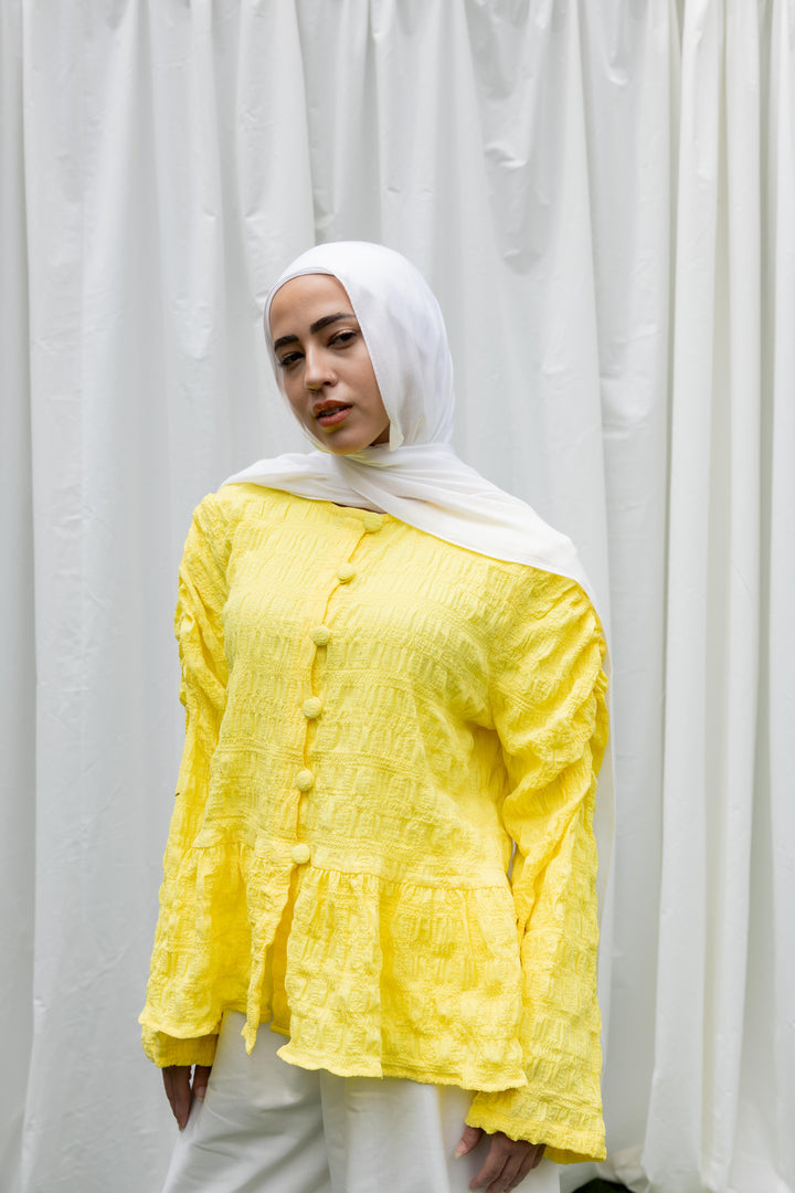 Bloom Top in Yellow