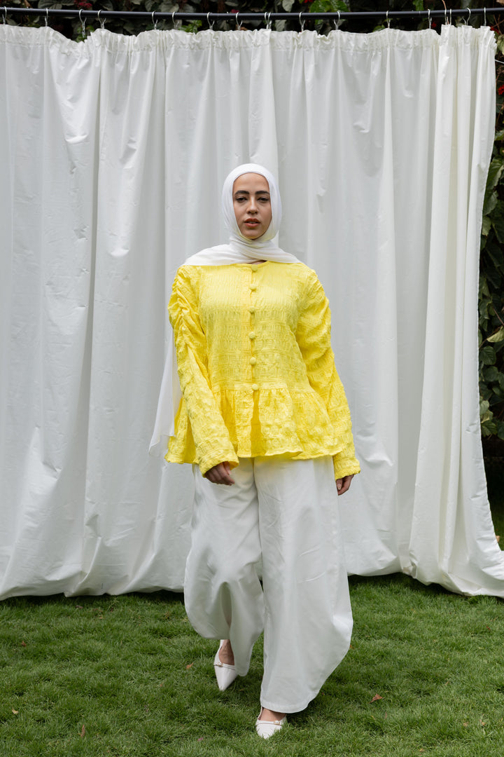 Bloom Top in Yellow