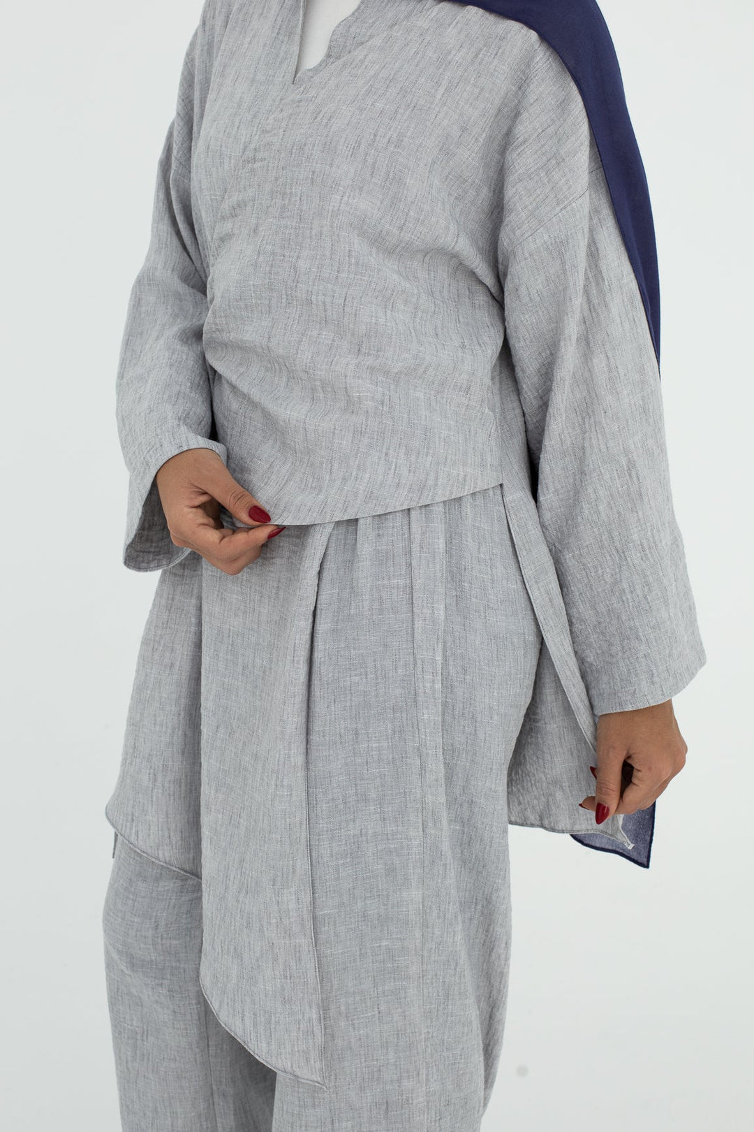 Flowline Top In Grey