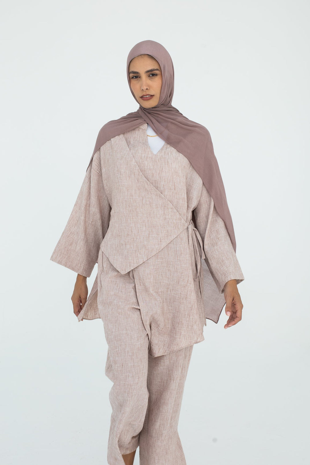 Flowline Top In Beige