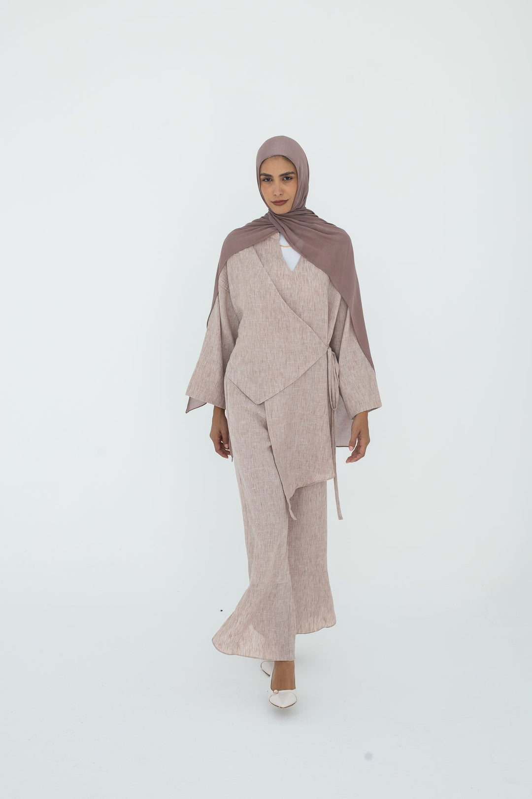 Flowline Top In Beige