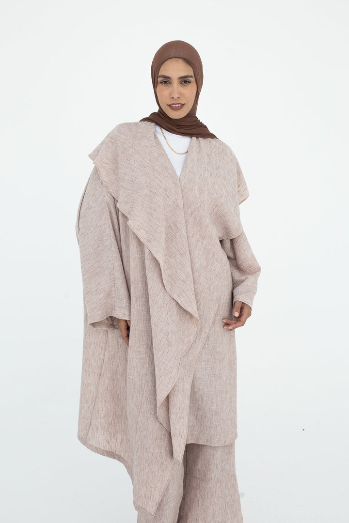 Cascade Cardigan In Beige