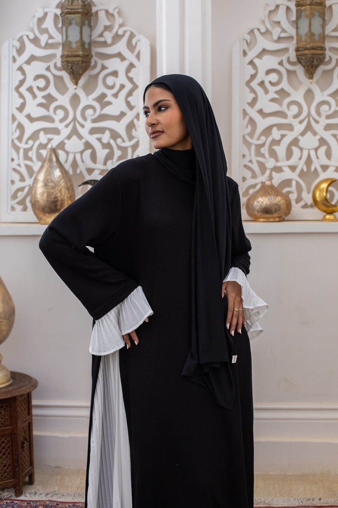 Side Pleated dress