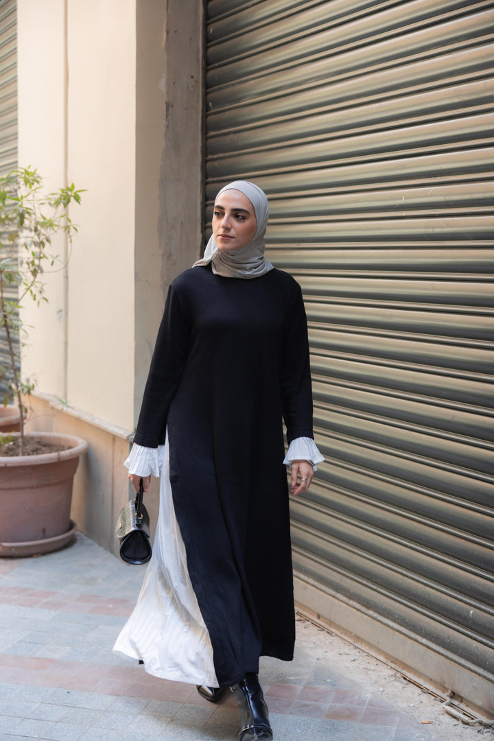 Side Pleated dress
