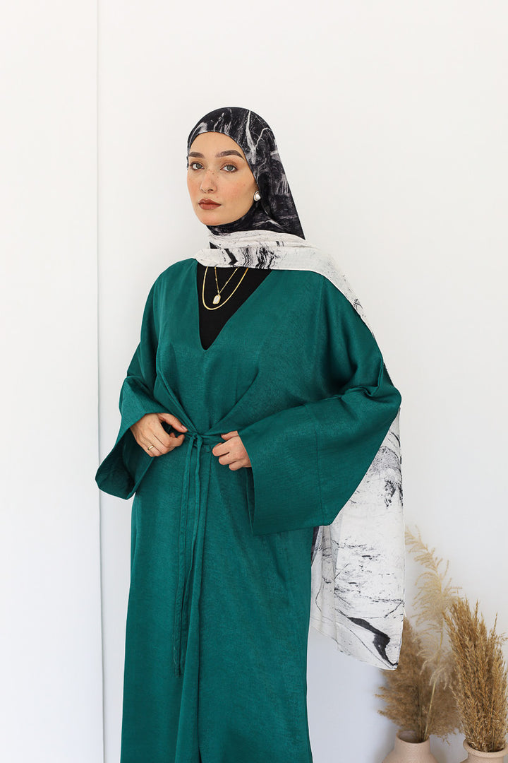 Nadra dress in Emerald