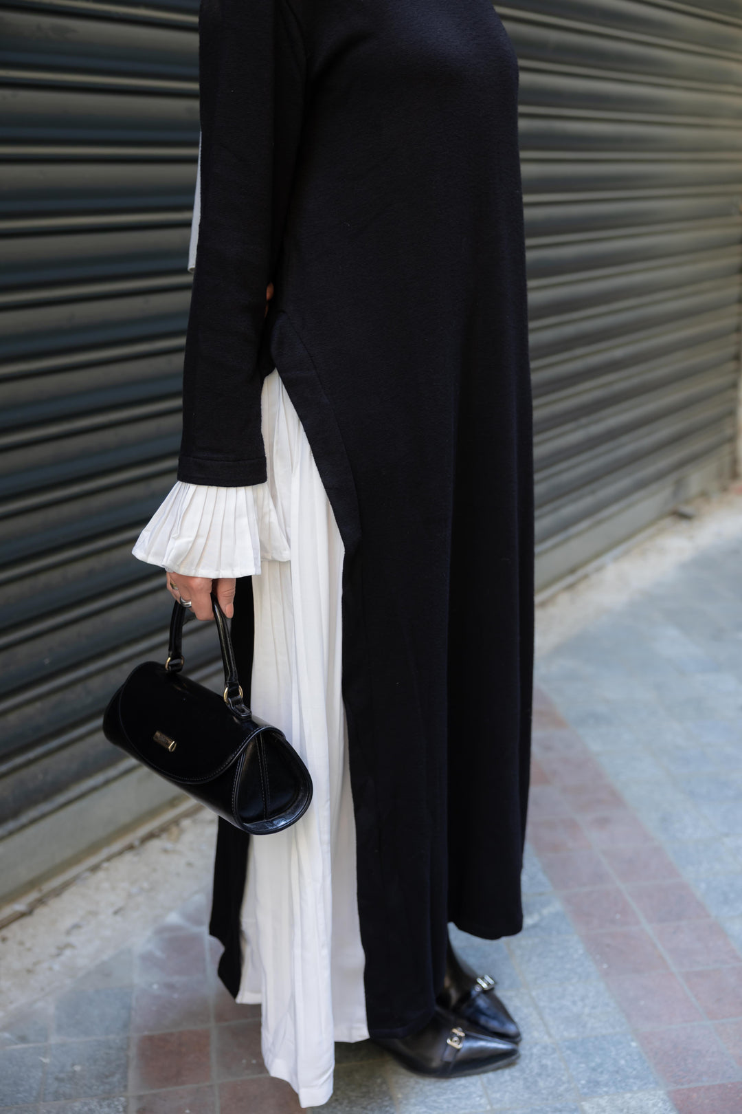 Side Pleated dress