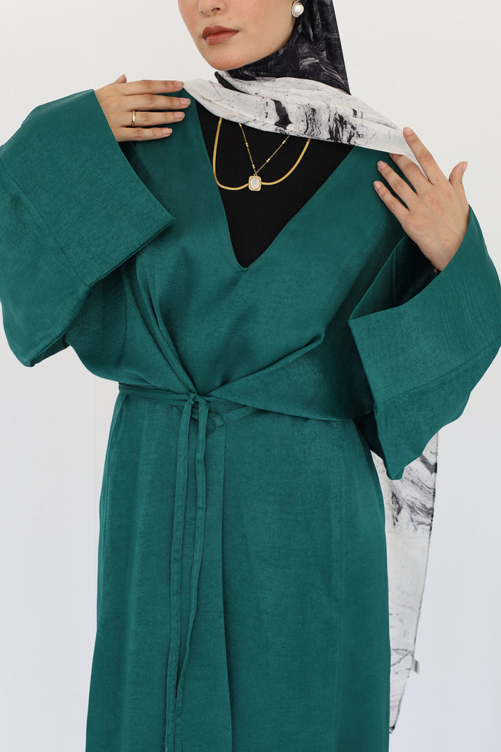 Nadra dress in Emerald