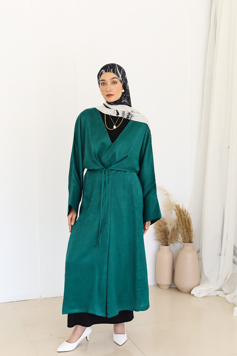 Nadra dress in Emerald