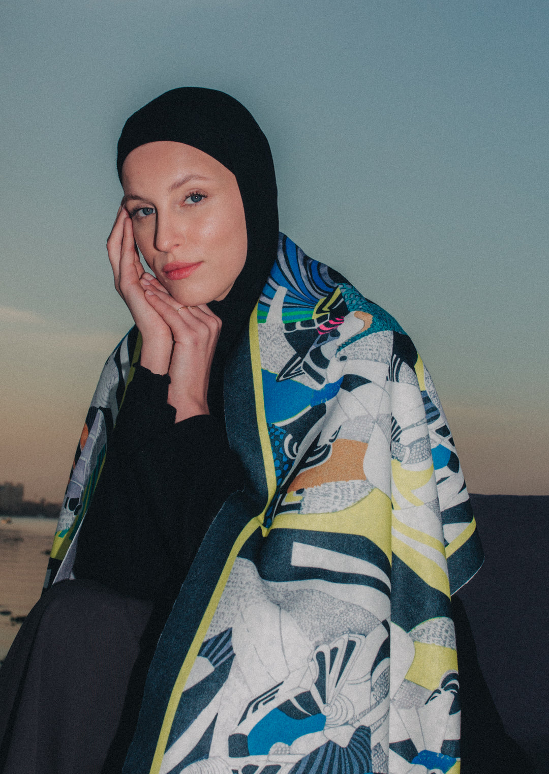 Starfall winter scarf