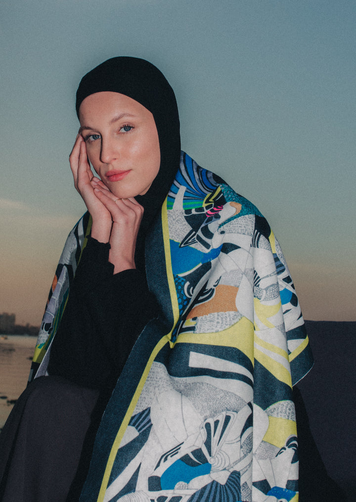 Starfall winter scarf