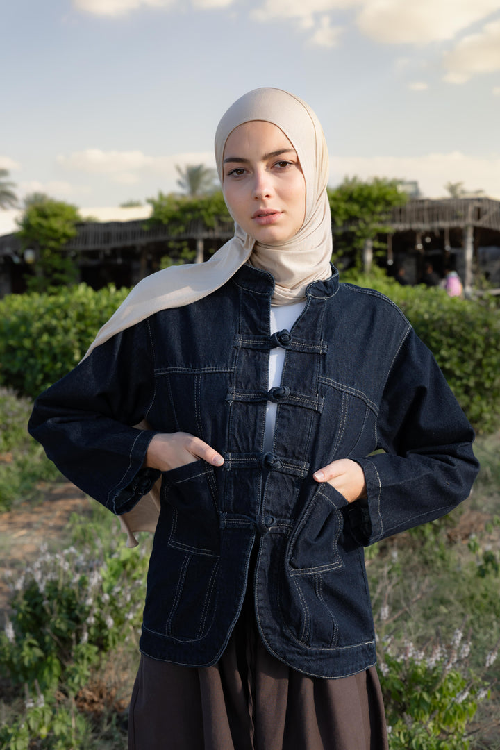 Osaka Denim Top