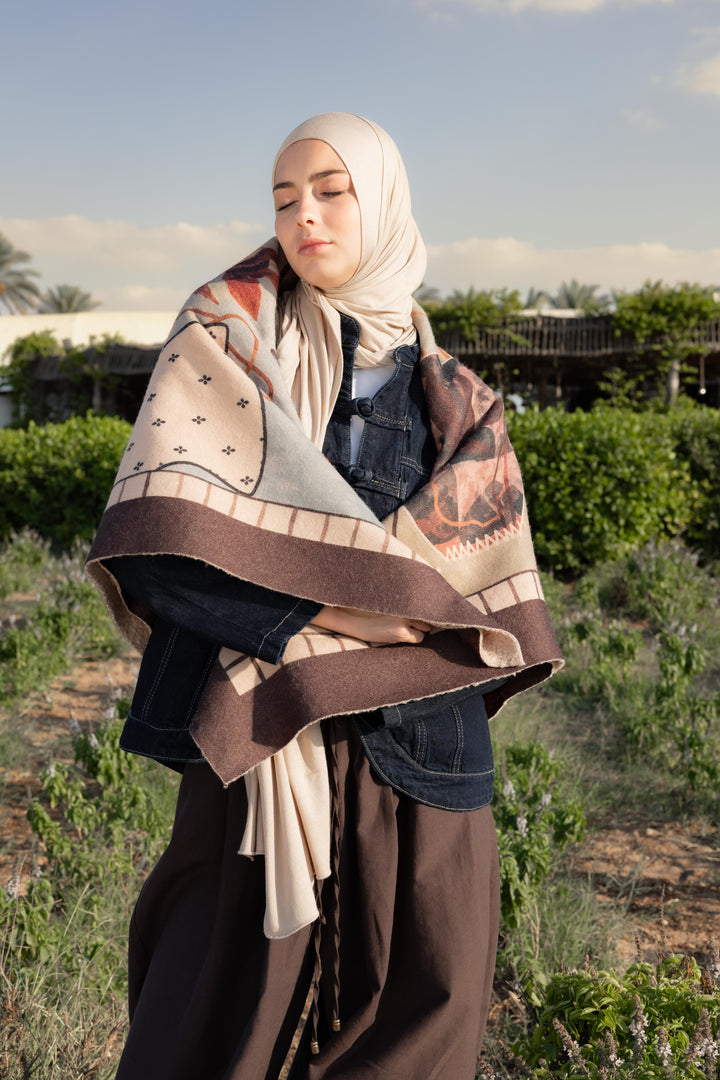 Wild Woods winter scarf