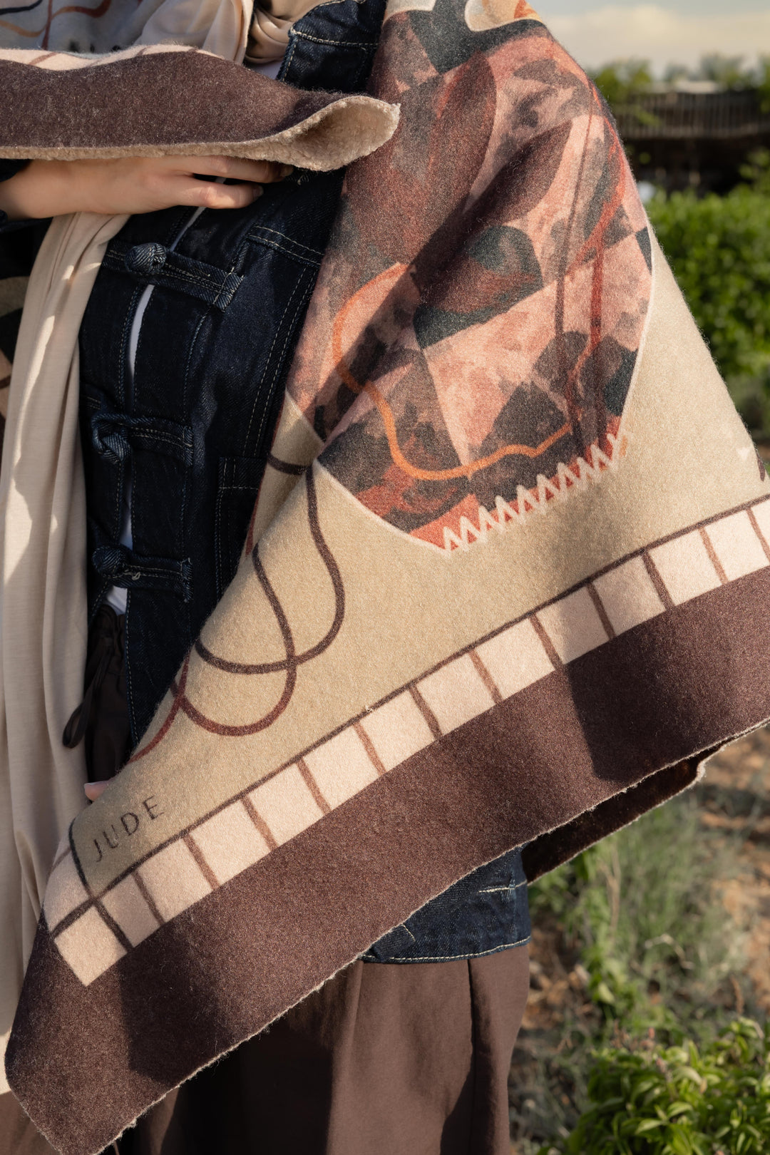 Wild Woods winter scarf