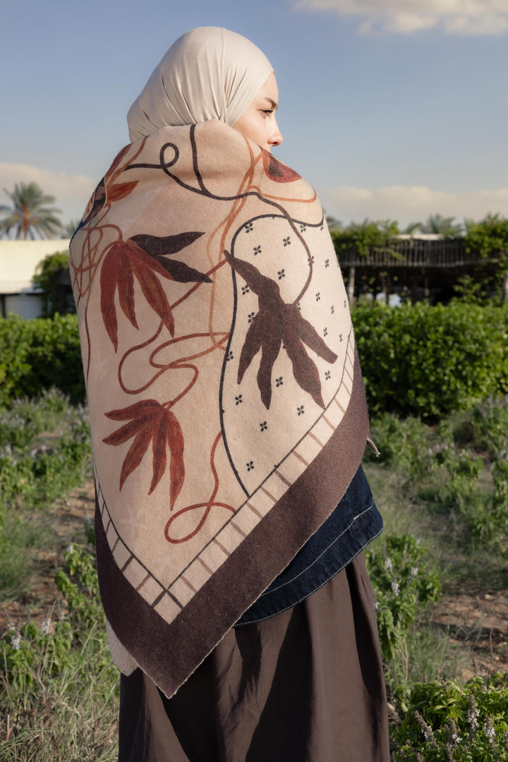 Wild Woods winter scarf