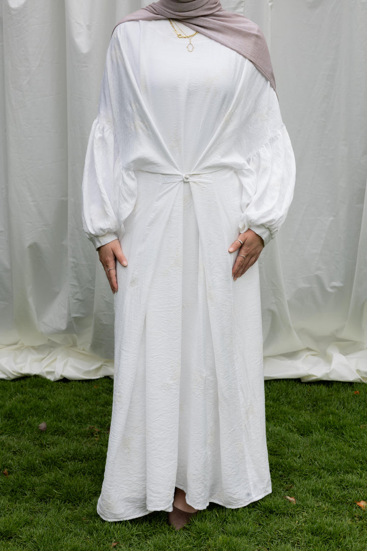 Spring Whisper Dress in White
