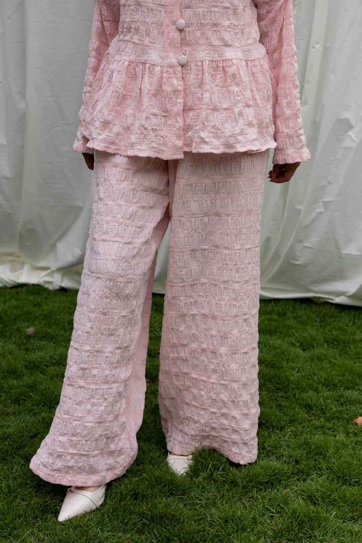 Crinkle Bloom Set in Pink