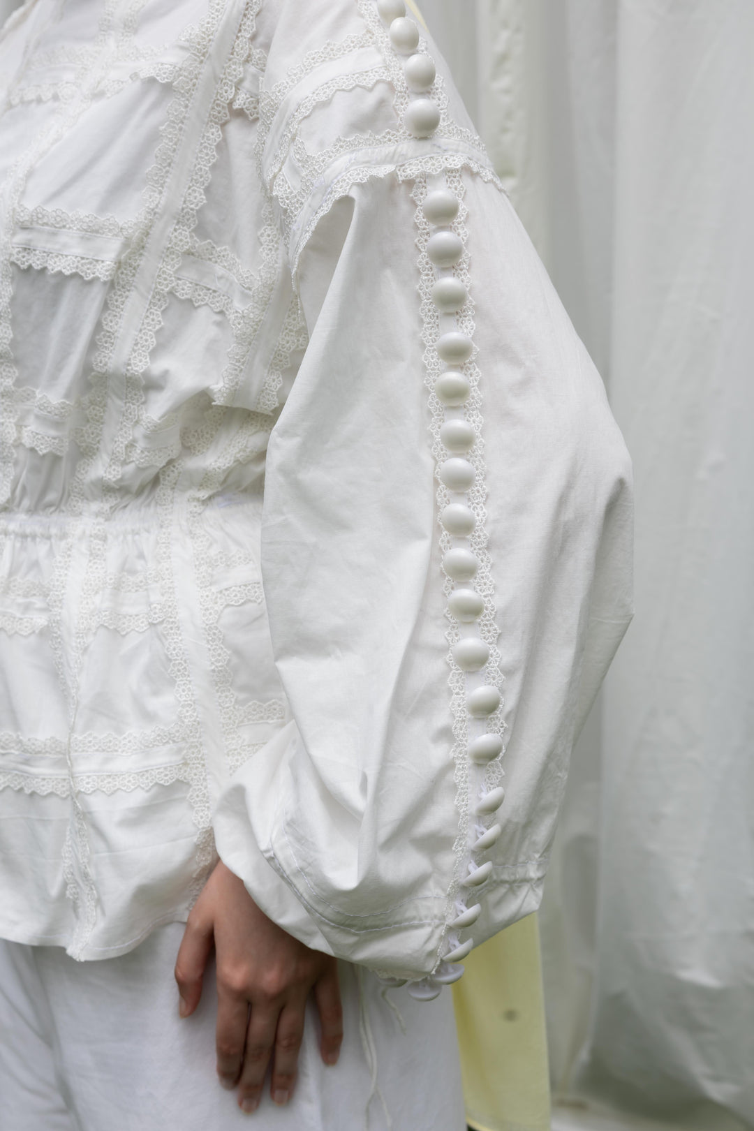 Cotton Candy Top in White