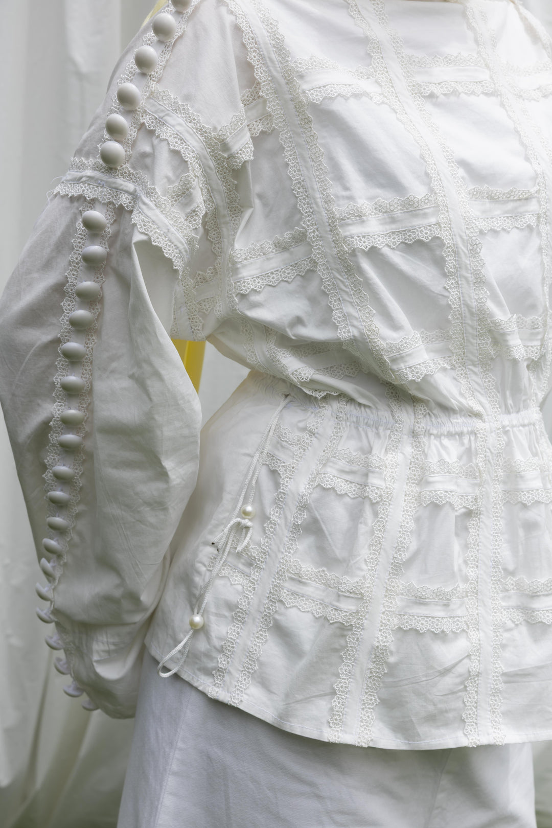 Cotton Candy Top in White