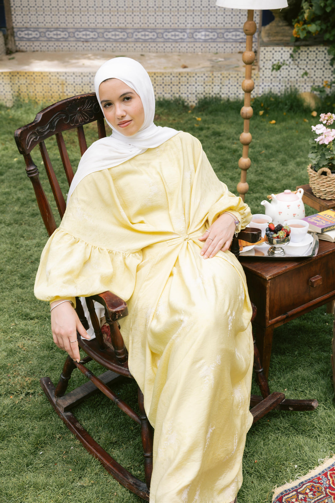 Spring Whisper Dress in Yellow